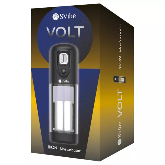 Snail Vibe Ikon Volt - automatický masturbátor (černý)