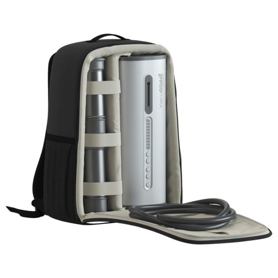 VacuGlide 2 - automatický mužský masturbátor - luxusní, na síť - stříbrný