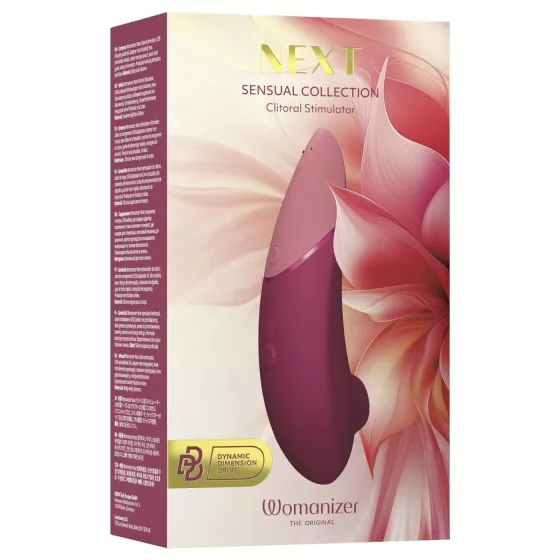 Womanizer Next - stimulátor klitorisu sání - nabíjecí - bordó