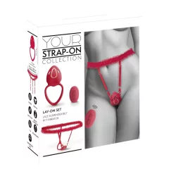   You2Toys - nositelný vibrační stimulátor klitorisu (červený)