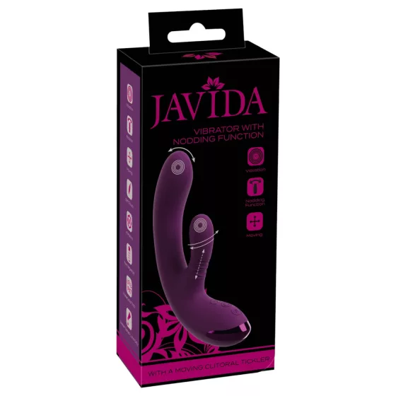 Javida - králičí G‑bodový a klitorální vibrátor (fialový)