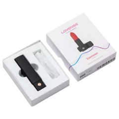 Lovense Exomoon - minivibrátor ve tvaru rtěnky (černý)