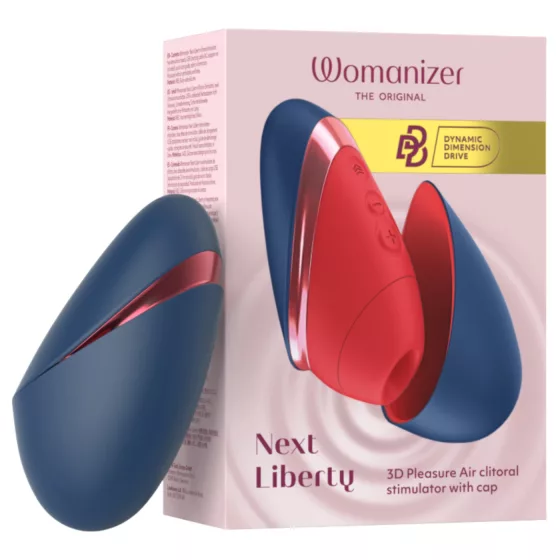 Womanizer Next Liberty - stimulátor klitorisu s tlakovými vlnami (modrý)