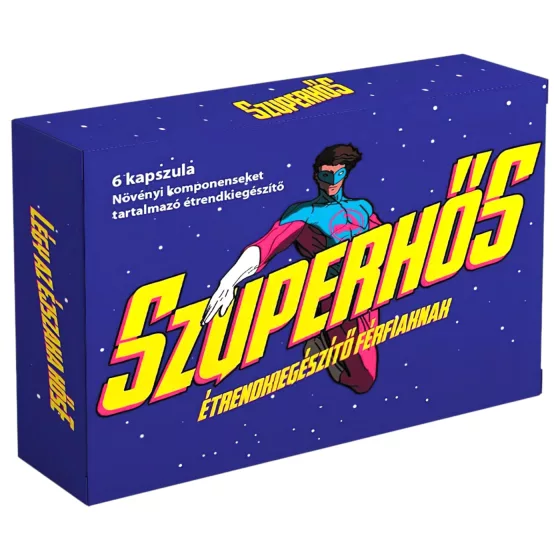 Superhrdina - silný doplněk stravy v kapslích pro muže (6 ks)