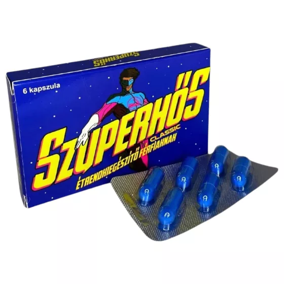 Superhrdina - silný doplněk stravy v kapslích pro muže (6 ks)