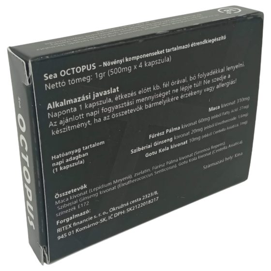 Chobotnice - doplněk stravy pro muže (4 kapsle)