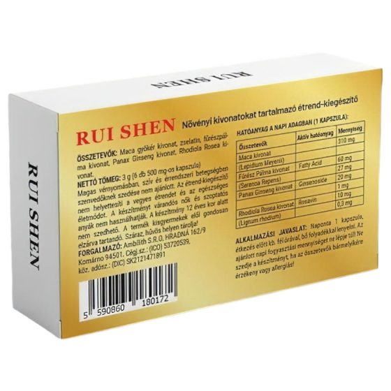 Rui Shen – kapsle na oddálení ejakulace (6 ks)