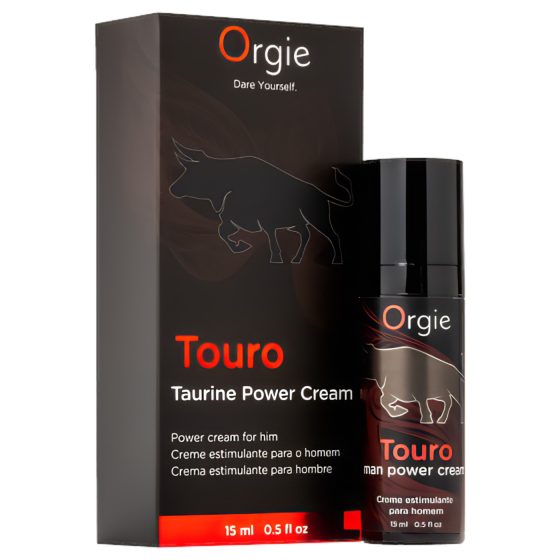 Orgie Touro Power - krém na podporu erekce (15 ml)