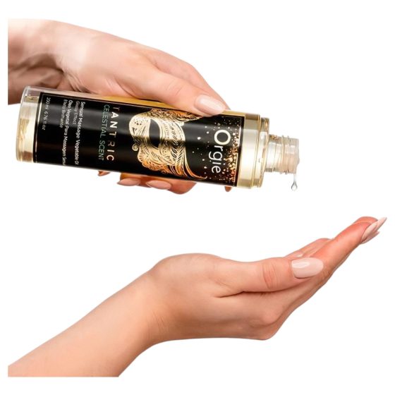 Orgie Tantric Celestial - smyslný masážní olej (200ml)