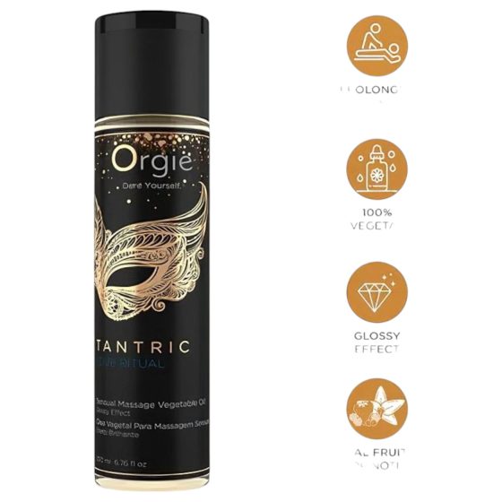Orgie Tantric Love - smyslný masážní olej (200ml)