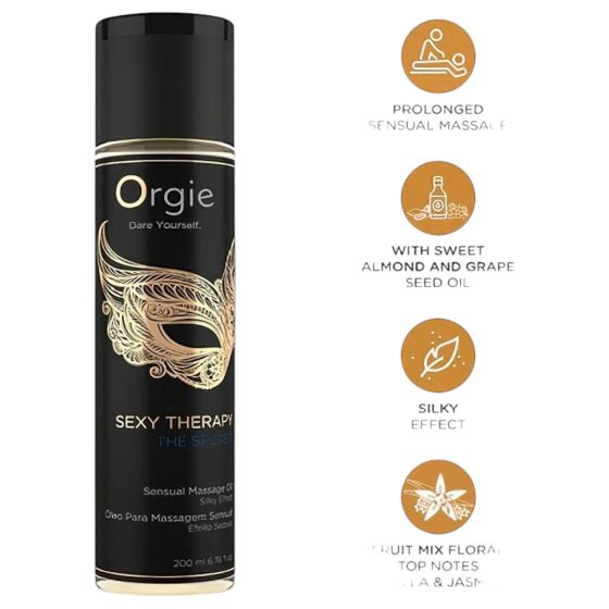 Orgie The Secret - smyslný masážní olej (200ml)