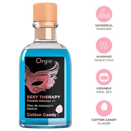 Orgie Sexy Therapy - Sada masážních olejů - cukrová vata