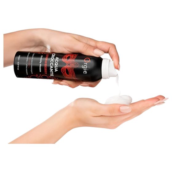 Orgie Acqua Croccante - masážní pěna - jahoda (150 ml)
