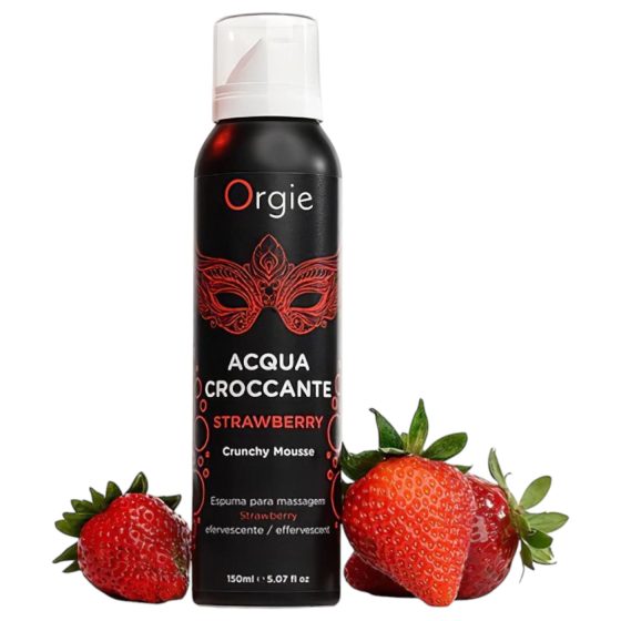 Orgie Acqua Croccante - masážní pěna - jahoda (150 ml)
