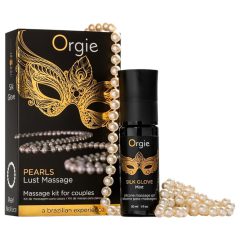   Orgie Pearls Lust - perlový náhrdelník a masážní gel 30 ml