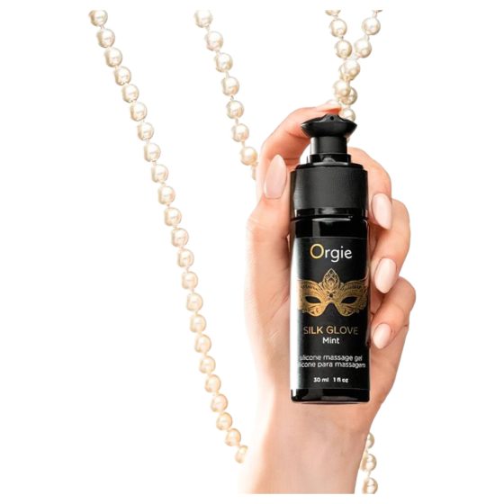 Orgie Pearls Lust - perlový náhrdelník a masážní gel (30ml)