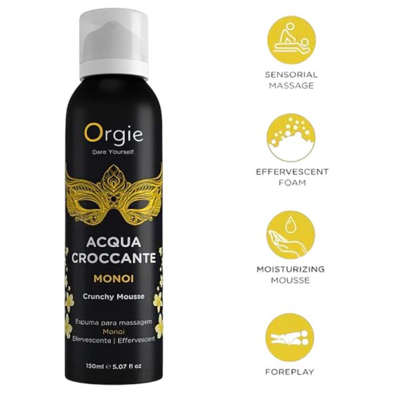 Orgie Acqua Croccante - masážní pěna - tropická (150 ml)