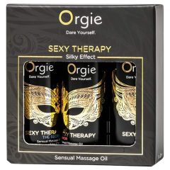 Orgie Sexy Therapy - smyslný masážní olej set (3x30ml)