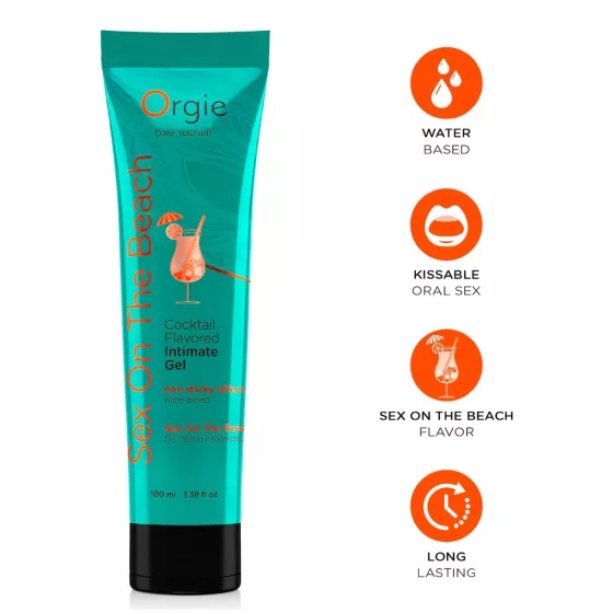 Orgie Cocktail - jedlý lubrikační gel - Sex On The Beach - 100 ml