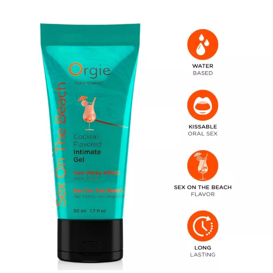 Orgie Cocktail - jedlý lubrikační gel - sex on the beach - 50 ml