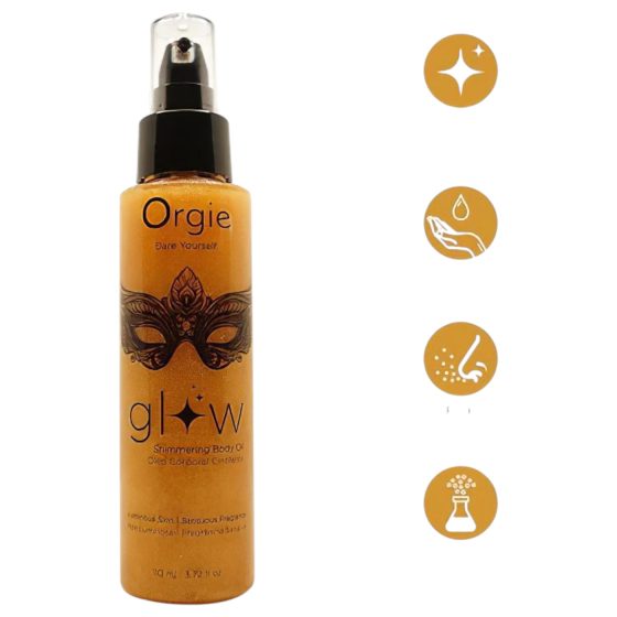 Orgie Glow - třpytivý tělový olej (110 ml)