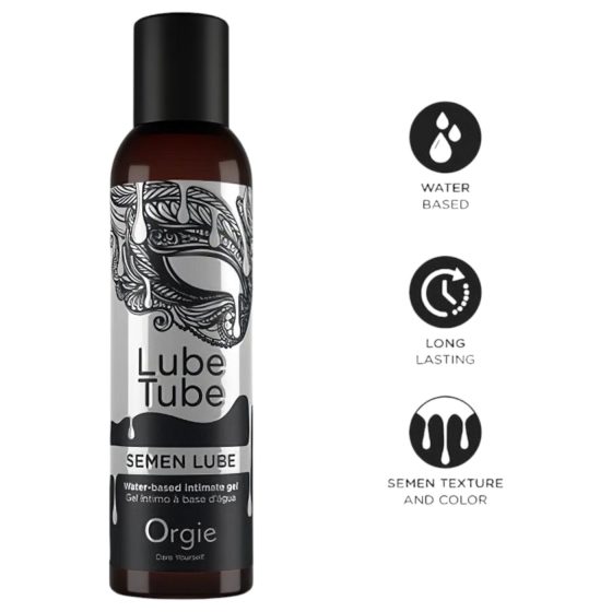 Orgie Lube Tube - lubrikant s umělým spermatem (150ml)