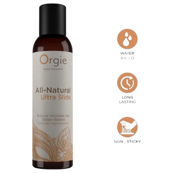 Orgie All Natural - dlouhotrvající lubrikační gel (150 ml)