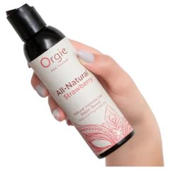 Orgie All Natural - gel na vodní bázi - jahoda (150ml)