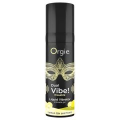   Orgie Dual Vibe - unisex tekutý vibrátor - Gin Tonic (15 ml)
