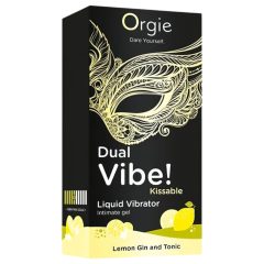   Orgie Dual Vibe - unisex tekutý vibrátor - Gin Tonic (15 ml)