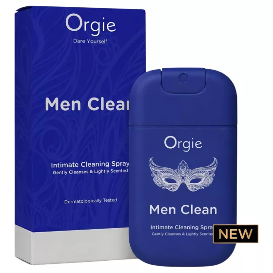 Orgie Men Clean - intimní čisticí a osvěžující sprej pro muže (30 ml)