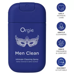   Orgie Men Clean - intimní čisticí a osvěžující sprej pro muže (30 ml)