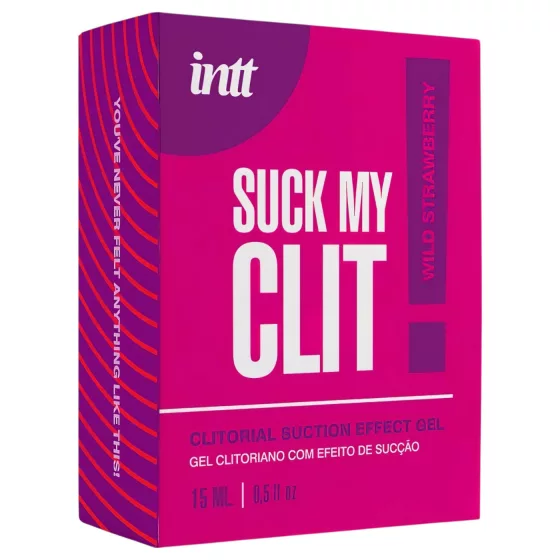 Intt Suck My Clit - stimulační gel na klitoris pro ženy - jahoda (15 ml)