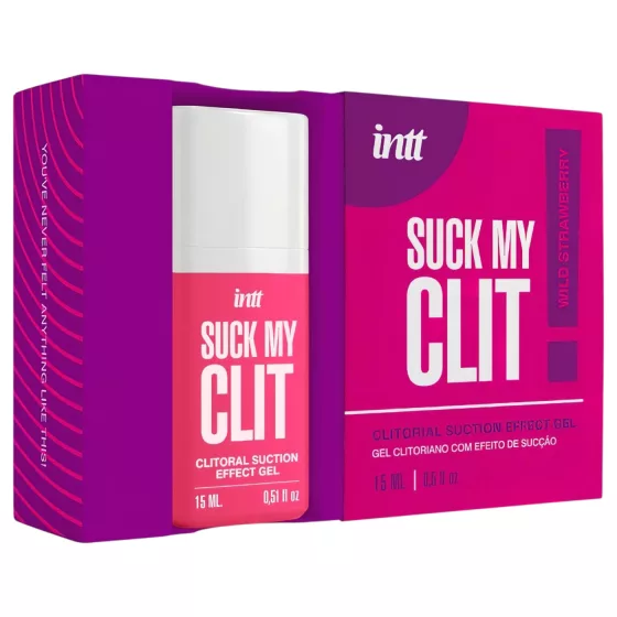 Intt Suck My Clit - stimulační gel na klitoris pro ženy - jahoda (15 ml)
