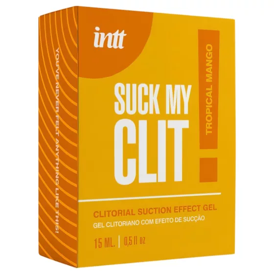 Intt Suck My Clit - stimulační gel na klitoris pro ženy - mango (15 ml)