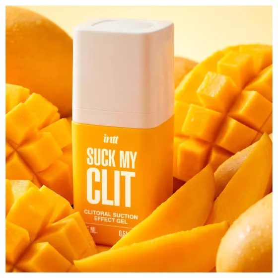 Intt Suck My Clit - stimulační gel na klitoris pro ženy - mango (15 ml)