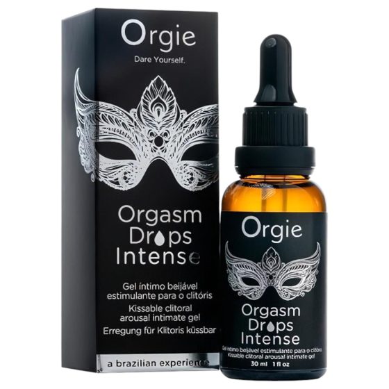 Orgie - stimulační intimní gel pro ženy - Orgasm Drops Intense - 30 ml