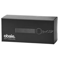 Obaie - měkká pouta na zápěstí (černá)