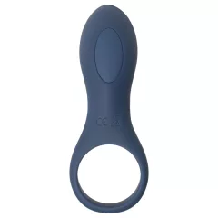   Amaysin - vibrační erekční kroužek na penis s akumulátorem (modrý)