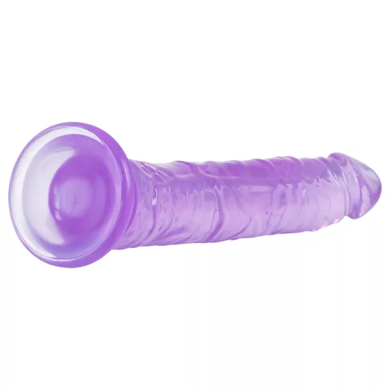 Baseks Jellies - gelový dildo s přísavkou (fialový)