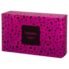   Baseks - měkká sada pro začátečníky na bondage (černá) - 10 ks