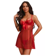 Obsessive Gifty - souprava babydoll a tanga (červená)