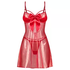Obsessive Gifty - souprava babydoll a tanga (červená)