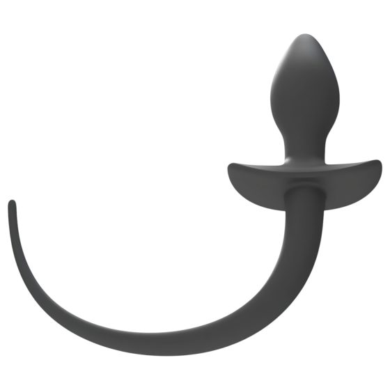 Wild Play - anální kolík s ocasem - silikon černý