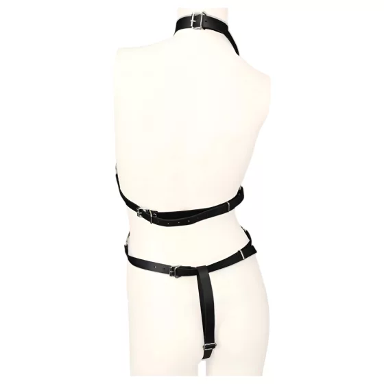 Erospace Wild Play - tělový postroj body (černý)