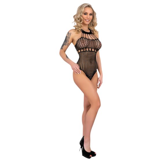 Livco Orvina - puntíkované body s krčním páskem - (černé) - S-L
