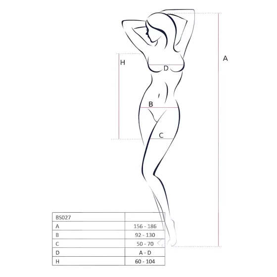 Passion BS027 - bílé síťované minišaty (S-L)