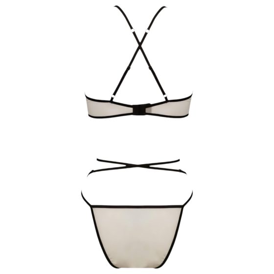 Passion Chika - krémová podprsenka set