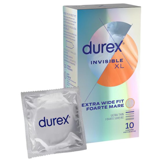 Durex Invisible XL - extra velké kondomy (10 ks)