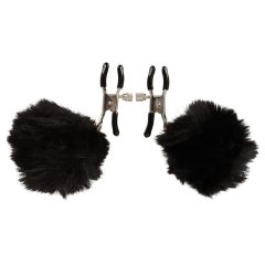   Magic Shiver - svorky na bradavky - černé - ekologické balení